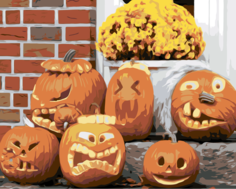 Картина по номерам, 40 х 50, Картина по номерам к празднику Хэллоуин