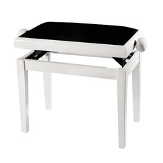 Банкетка для пианино Gewa Deluxe White High Gloss
