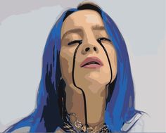 Картина по номерам Живопись по Номерам Потёкшая тушь, 40x50