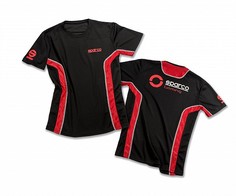 Игровая футболка GT-VENT, чёрный/красный, L Sparco 01233NRRS3L