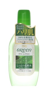 Увлажняющий лосьон для ухода за сухой кожей лица Meishoku Green Plus Aloe 170 мл