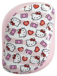 Расческа Tangle Teezer Compact Styler Hello Kitty Candy Stripes