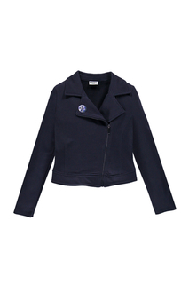 Жакет для девочки MEK, цв.синий, р-р 128