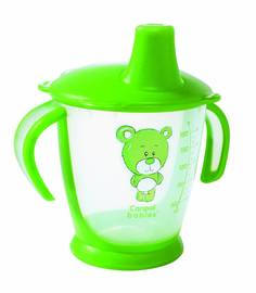 Чашка-непроливайка Canpol Медвежонок 180 мл, 9 + мес., арт. 31/500, цвет зеленый
