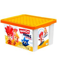 Детский ящик для хранения игрушек "ФИКСИКИ", 17 л, желтый Little Angel