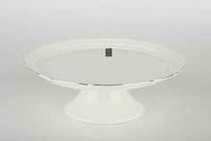 Блюдо на ножке 24см ф.круг LTBH-A0124LJ-A Снежная королева/з Коралл