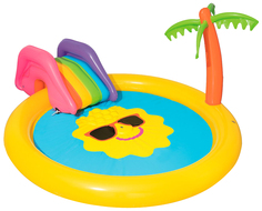 Игровой бассейн "Солнышко" с горкой, 237 х 201 см Bestway