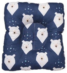 Подушка для кормления и сна AmaroBaby Baby Joy Белые медведи AMARO-40BJ-BM