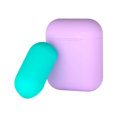 Чехол Deppa для AirPods Violet/Mint