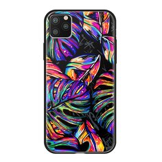 Чехол Deppa Glass Case для Apple iPhone 11 Pro Max Листья