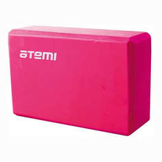 Блок для йоги Atemi AYB01P, розовый