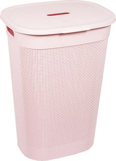 Корзина для белья Plast Team OSLO 445х353х609 мм 55л лиловая