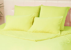 Комплект трикотажных наволочек Kupu-Kupu VIOLETT 70х70- 2 шт. KHV-77 салатовый