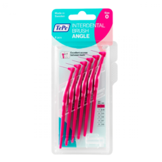 TePe Interdental brush Angle Угловые межзубные ершики 0,4 мм (6 шт) розовые