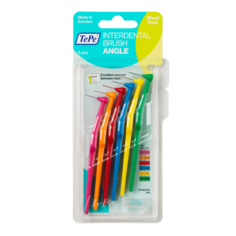 TePe Interdental brush Angle Угловые межзубные ершики 0,4-0,8 мм (6 шт) mix