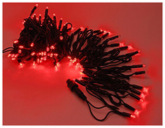 Новогодняя электрическая гирлянда Beauty Led IP44 LL100-1-2R 10 м красный Laitcom