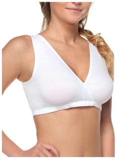Бюстгальтер-топ для кормления ФЭСТ, цв. белый XL