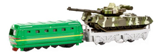 Игровой набор Технопарк Локомотив и танк Т-90
