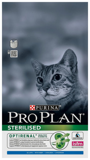 Сухой корм для кошек PRO PLAN Sterilised Optirenal, кролик, курица, 1,5кг