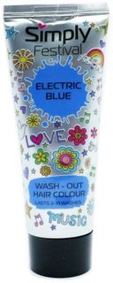 Краска для волос Simply Festival Electric Blue "Голубая дымка" Mellor&Russell, 75 мл