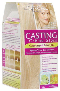 Краска для волос LOreal Paris Casting Creme Gloss 1021 Светло-русый 180 мл