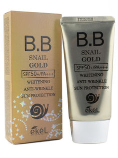 Крем BB солнцезащитный Ekel BB Cream Snail Gold SPF 50 PA ВВ 50 мл