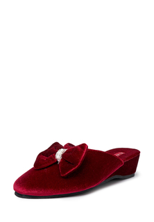 Домашние тапочки женские Smile of Milady DW-O-3-434-17 бордовые 41 RU