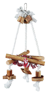 Качели для птиц Trixie Swing on Rope 18х38x1 см