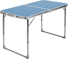 Туристический стол Nika ССТ-3 серый/голубой