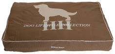 Лежак для животных HAPPY HOUSE Подушка Ретривер DOG LIFESTYLE серо-коричневый