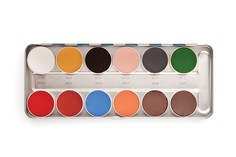 Аквагрим в палитре 12 цв./Aquacolor Palette 12 Col. 40 мл. (Цв: B)/Kryolan/1104-B