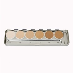 Аквагрим в палитре 6 цв./Aquacolor Palette 6 Col. 20 мл. (Цв: 1W-6W)/Kryolan/1107-1W-6W