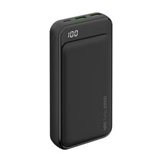 Внешний аккумулятор Deppa NRG Turbo Compact 20000mAh, QC 3.0, Black (33556)