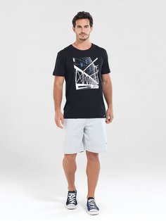 Футболка мужская BS30207 BlackSpade черная L