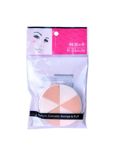 Спонж для макияжа K-Beauty Двухцветный 6 сегментов