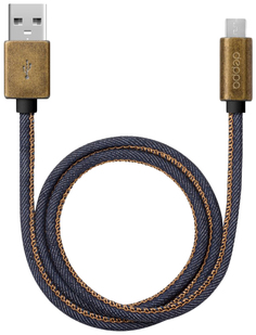 Кабель Deppa 72276 microUSB 1,2м Blue