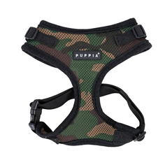 Шлейка для животных Puppia RITEFIT, камуфляж, S, обхват груди 28-38см, обхват шеи 24-29см