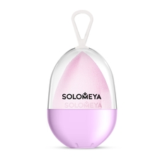 Спонж Solomeya Косметический для Макияжа со Срезом Лиловый, 1 шт