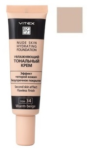 Тональный крем Vitex Эффект второй кожи тон 34, 30мл