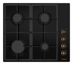 Встраиваемая газовая панель Hansa BHGA620390 Black