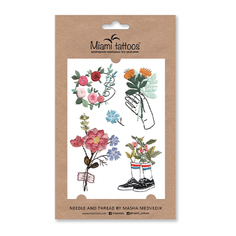 Переводные тату Miami Tattoos Needle and Thread