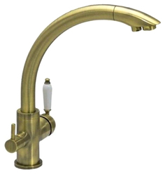 Смеситель для кухонной мойки Seaman SSL-5382-Antique Gold 395384 бронза