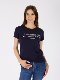 Футболка женская DAIROS GD69300884 синяя L