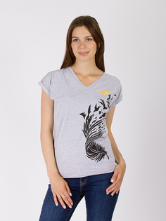 Футболка женская DAIROS GD69300886 серая S