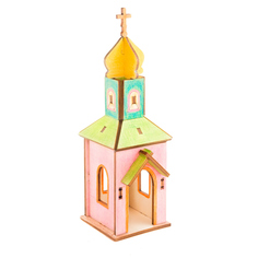 Деревянный конструктор Balance Toys Минимир Часовня