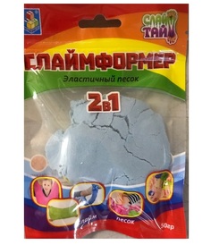 Эластичный песок "Слаймформер" с формочкой, в пакете, 50 гр. 1TOY