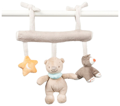 Игрушка мягкая Nattou Soft toy Mia & Basile Кролик и Мишка на завязках 562188