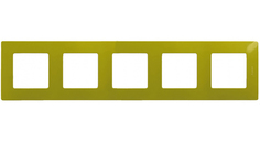 Рамка 5-я зелёный папоротник Legrand ETIKA