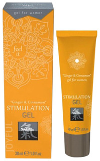 Возбуждающий интимный гель STIMULATION GEL Ginger Cinnamon 30 мл Shiatsu