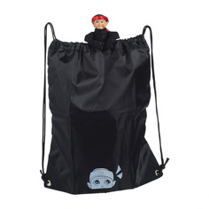 Century Фигурка и мешок NIGEL THE NINJA черно-бежево-красный